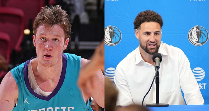 夏季聯賽表現亮眼的黃蜂新秀 Kon Knueppel，近日接受《Bleacher Report》記者Taylor Rooks 專訪時談及偶像 Klay Thompson，言語間充滿崇拜與敬意。沒想到Thompson 本人得知後，特地錄製影片回應，傳達誠摯祝福與鼓勵，讓這位19歲新星備感驚喜與感動。