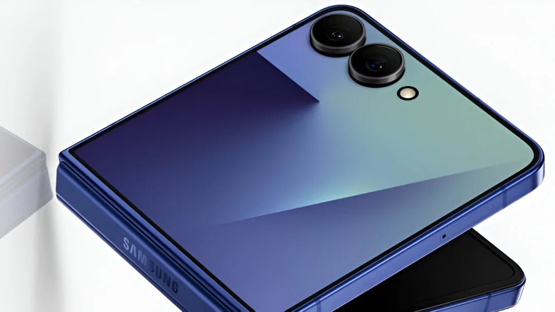 Samsung Galaxy Z Flip7 渲染圖