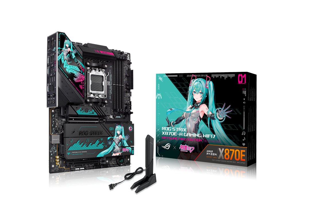 ROG Strix X870E-H Gaming WiFi 7初音未來特別版