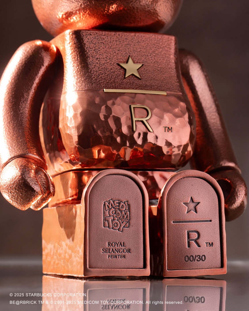 400%錫典藏24K BE@RBRICK ROYAL SELANGOR