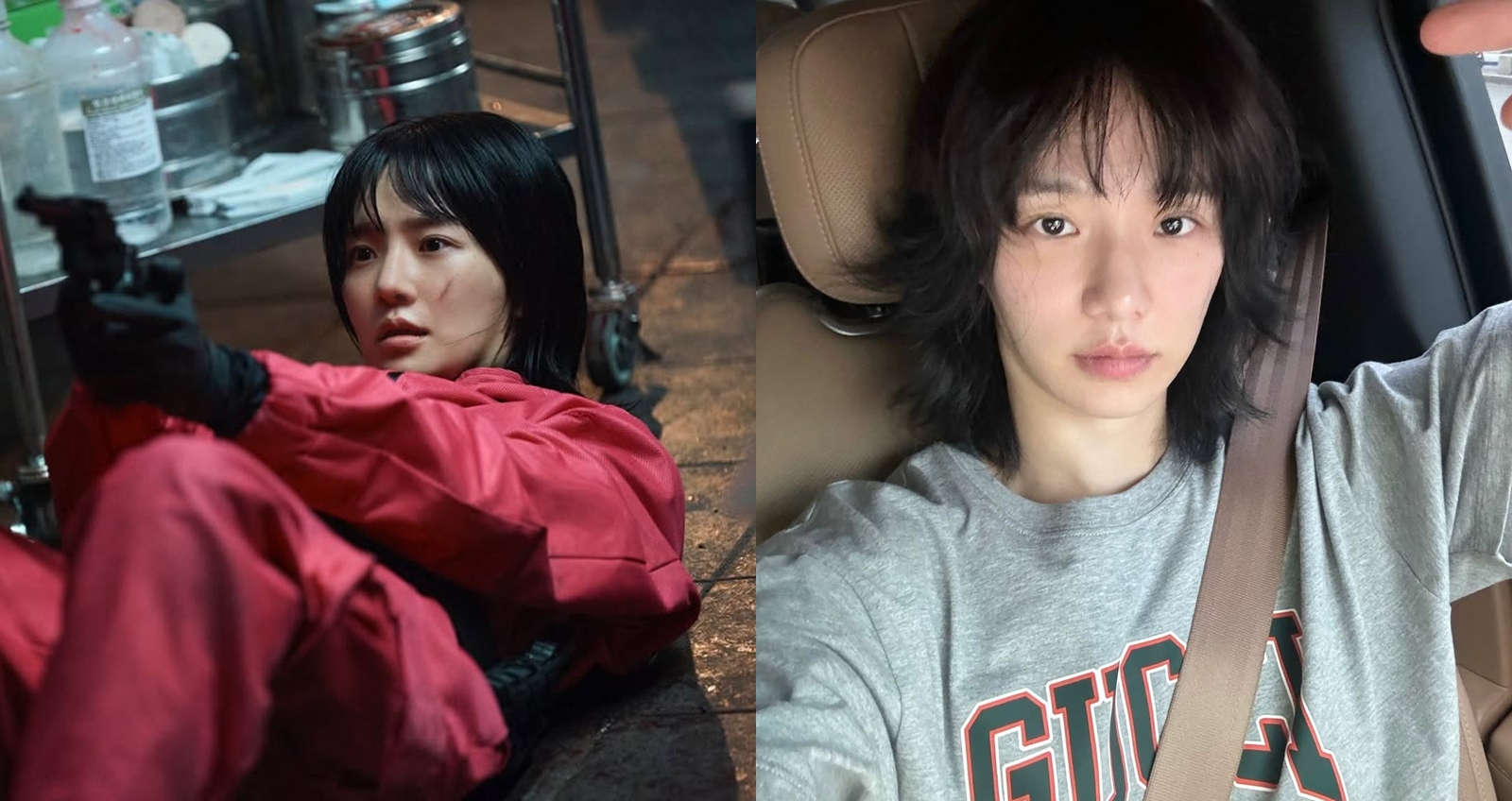 朴圭瑛先前公開在片場花絮照，結果意外暴雷。（圖：IG）