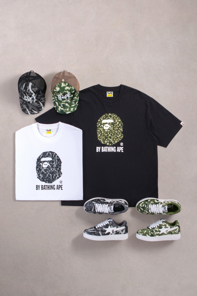 BAPE® x CLOT 全新聯乘系列正式登場，「荊棘迷彩」首次來襲！