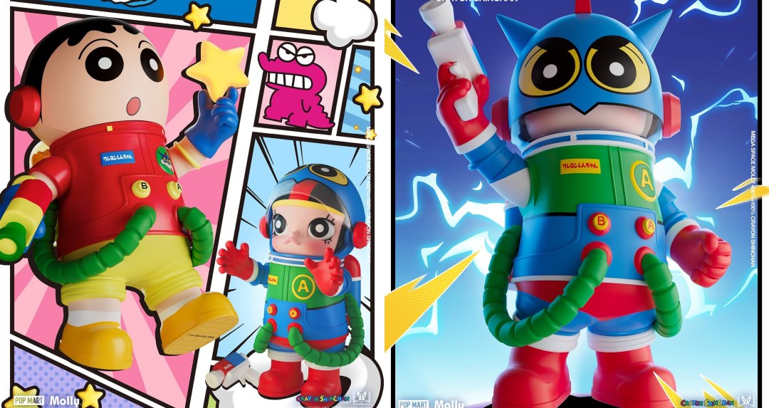 小新粉要瘋！POP MART重磅聯名「MEGA SPACE MOLLY 蠟筆小新」細節滿滿