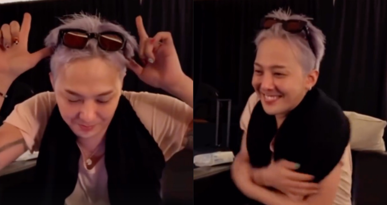 GD 做了3 行詩送台灣粉絲。(圖:IG)
