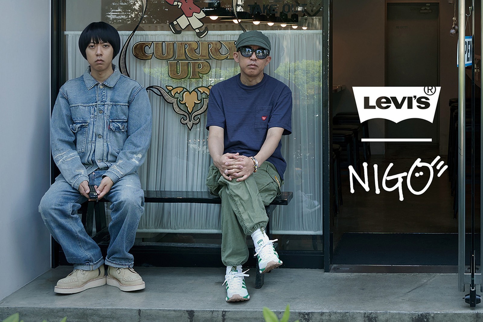 NIGO x LEVI'S 系列也曾到 Curry Up 店舖拍攝