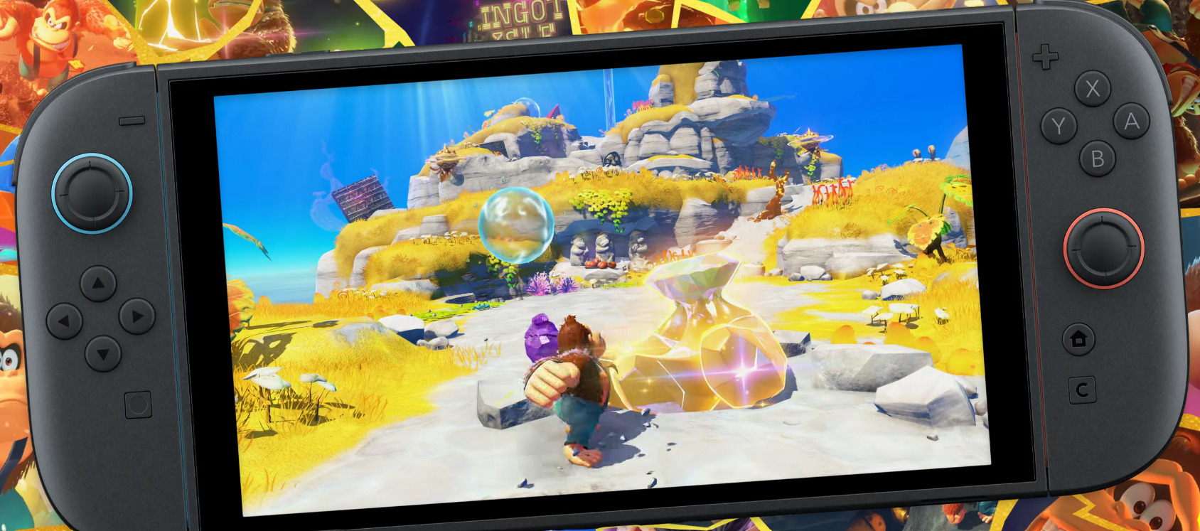 別再說他只會踩香蕉！《咚奇剛 蕉力全開》直接升級任天堂最猛暴力猩　Switch 2神作真的來了！