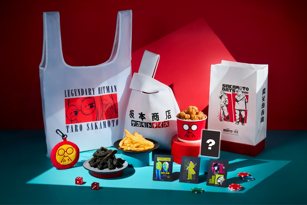 Netflix 坂本日常 x繼光香香雞跨界聯名第二波_THE ORDER限量卡牌盲包(4款隨機其一為隱藏版)、周邊收納手提袋加價購$299、針織手提袋加價購$239