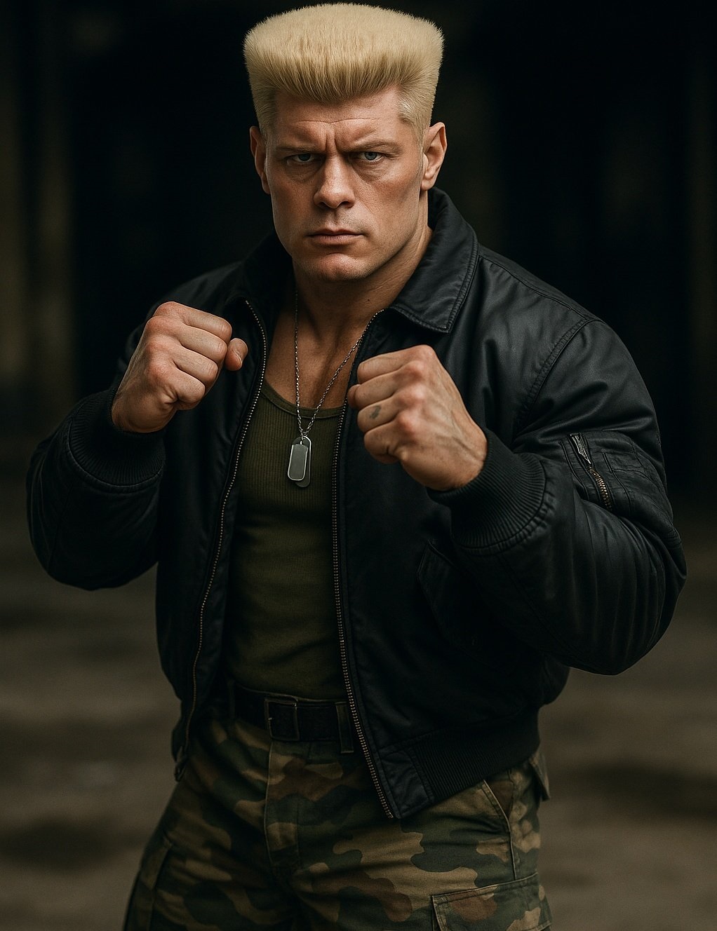 真人版《快打旋風》角色造型曝光，Cody Rhodes 為了「凱爾」真的弄出「掃把頭」！