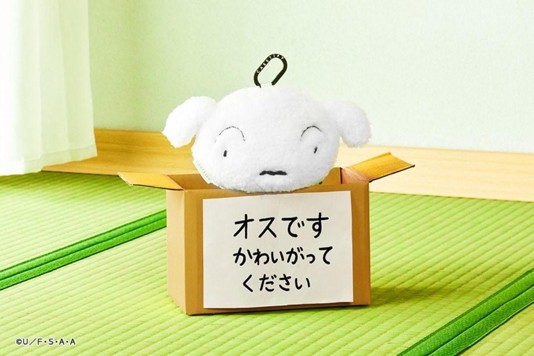 「小白毛絨收納包」以小新最忠實的夥伴小白為主角設計,不僅外型可愛療癒,更具有實用的收納功能