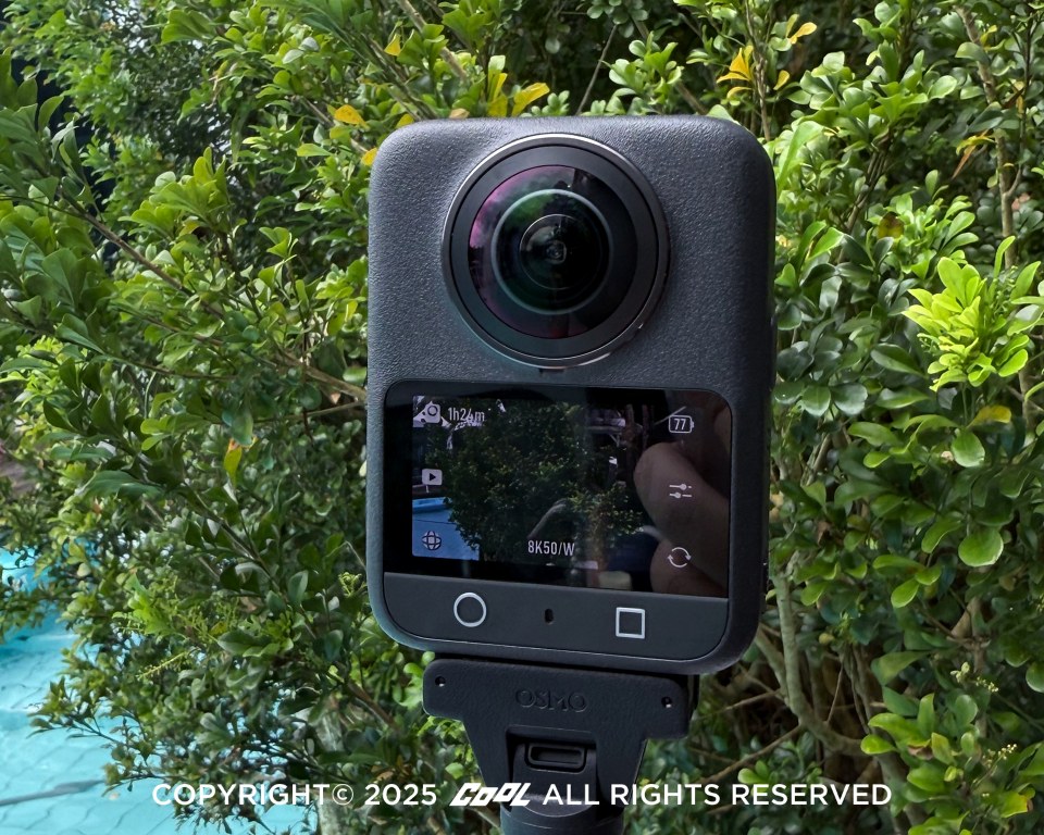 DJI 首款全景相機 Osmo 360 輕巧登台！1英吋全景影像、真8K解析度、完整生態系加持