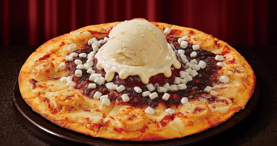 達美樂可可冰山披薩