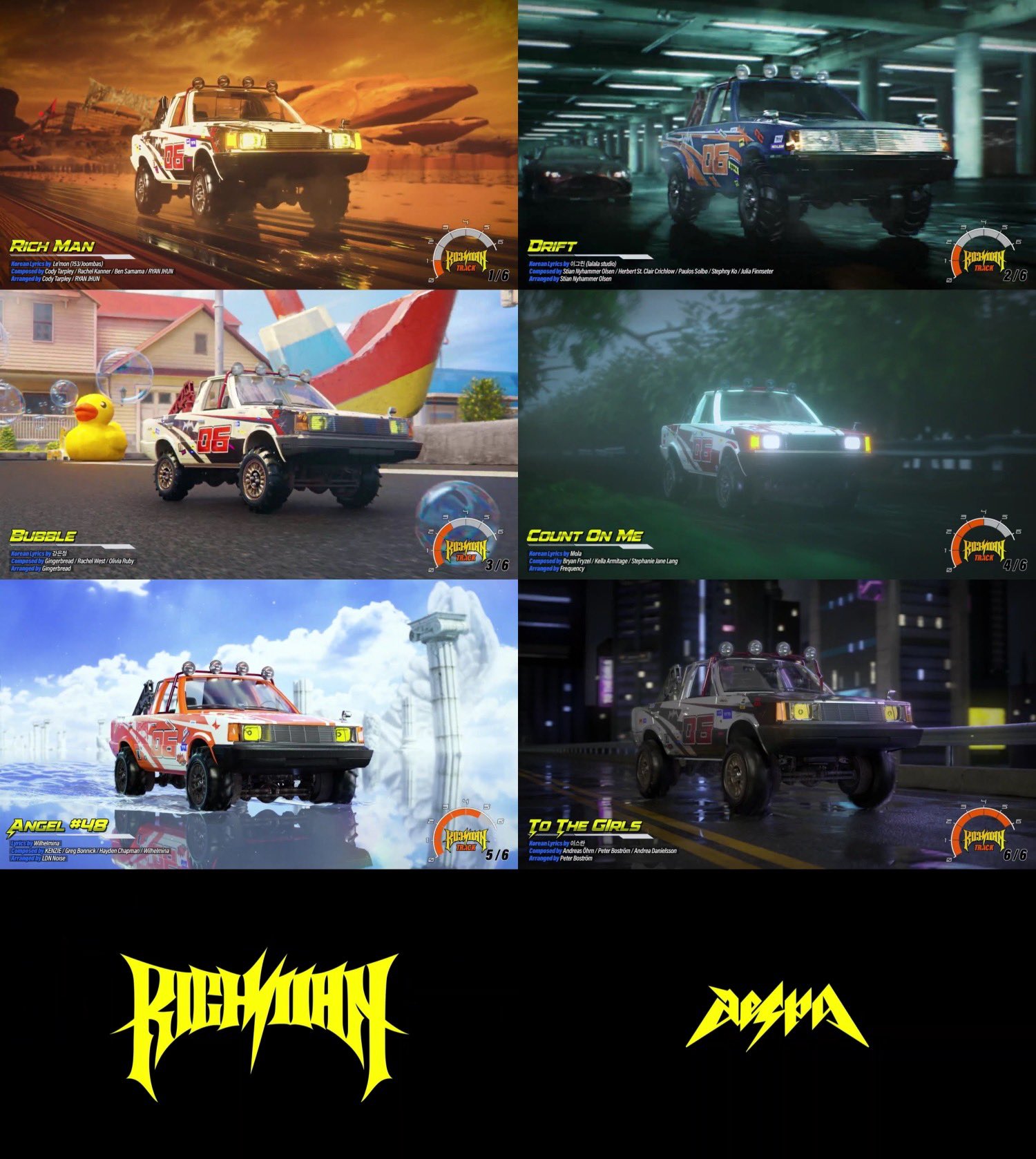 aespa 全新專輯《Rich Man》搶先試聽！9 月 5 日準備迎接搖滾新時代！