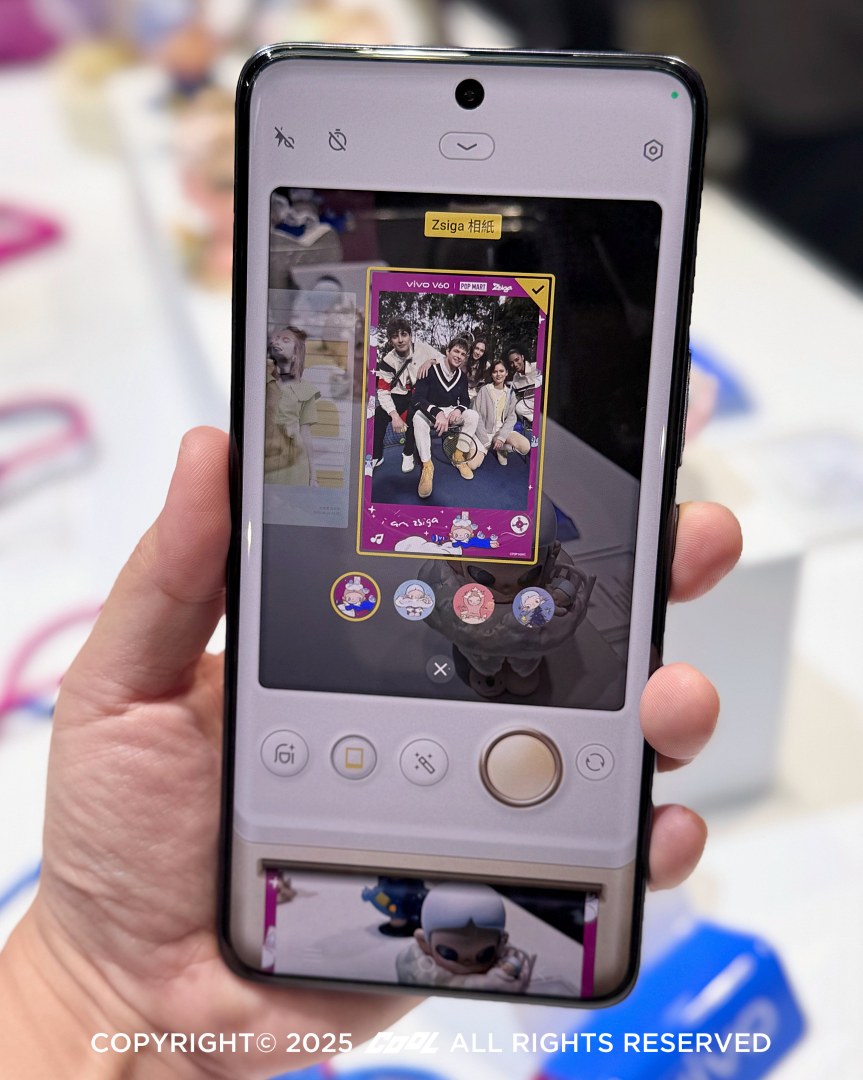 V60「一拍得底片相機」功能