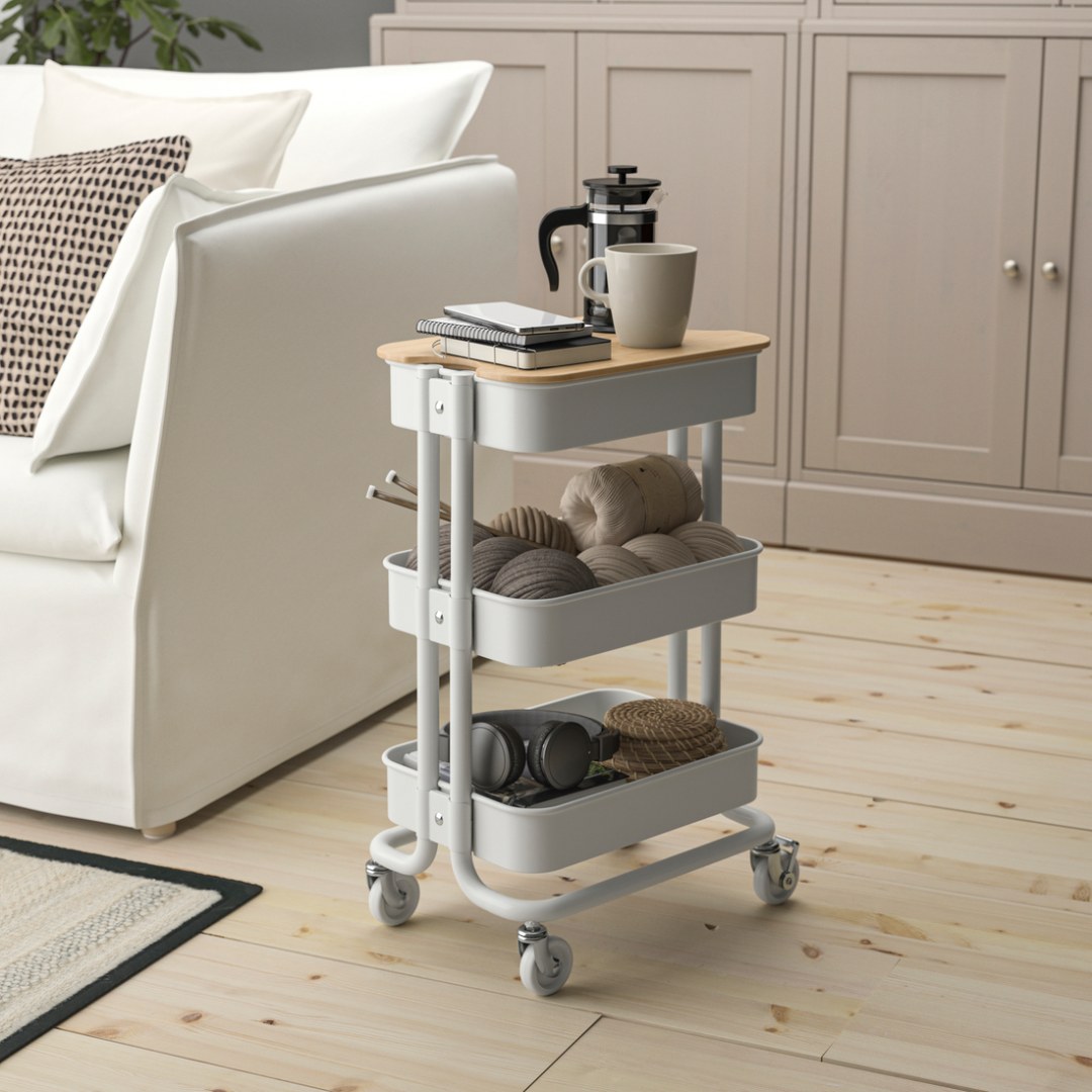 IKEA精選學生宿舍好物推薦：RÅSKOG 推車