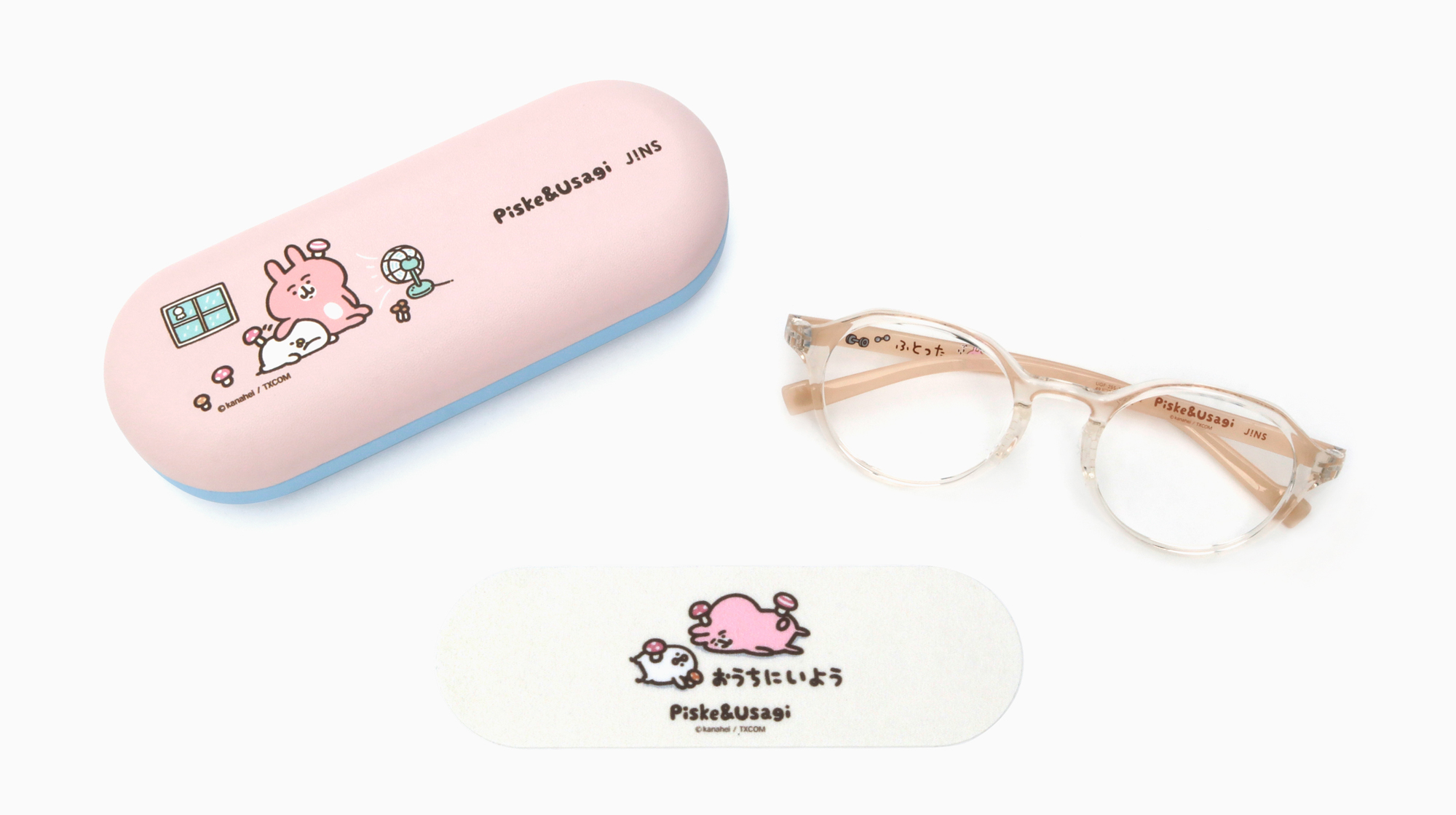 可愛連擊！JINS X 卡娜赫拉的小動物第2彈超萌登場 「被P助與粉紅兔兔療癒的日常」出遊、耍廢都開心！