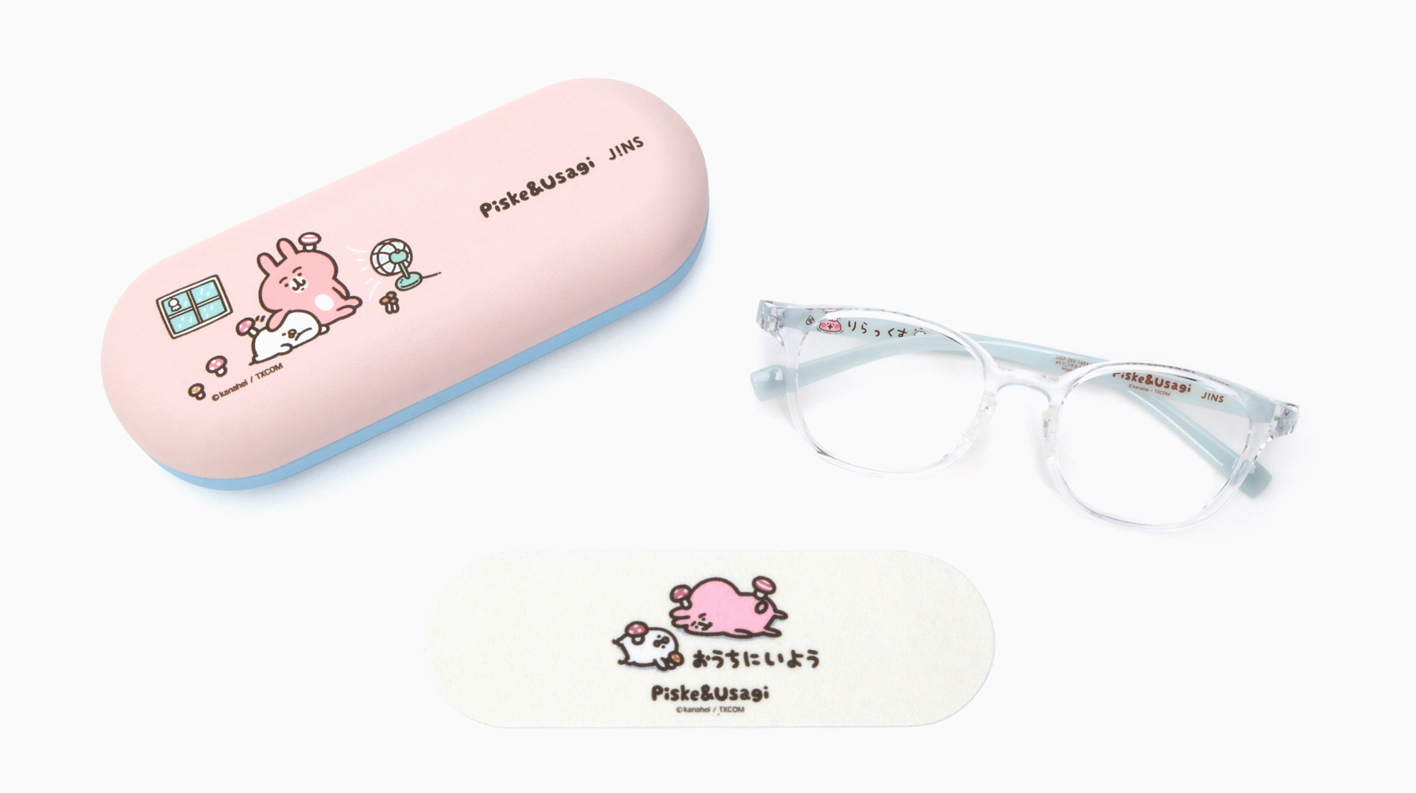 可愛連擊！JINS X 卡娜赫拉的小動物第2彈超萌登場 「被P助與粉紅兔兔療癒的日常」出遊、耍廢都開心！