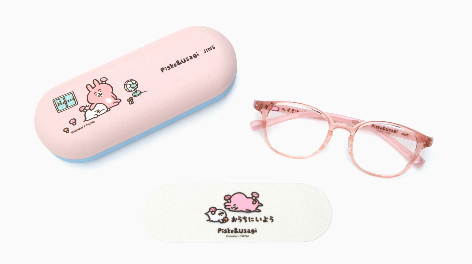 可愛連擊！JINS X 卡娜赫拉的小動物第2彈超萌登場 「被P助與粉紅兔兔療癒的日常」出遊、耍廢都開心！