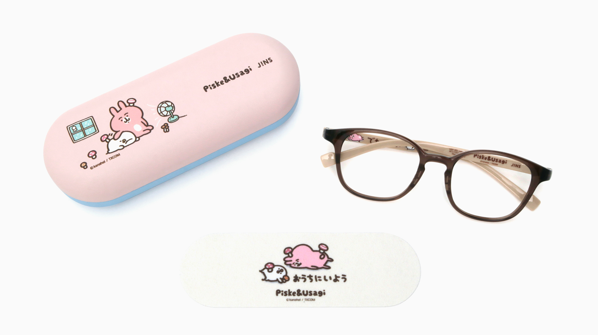 可愛連擊！JINS X 卡娜赫拉的小動物第2彈超萌登場 「被P助與粉紅兔兔療癒的日常」出遊、耍廢都開心！