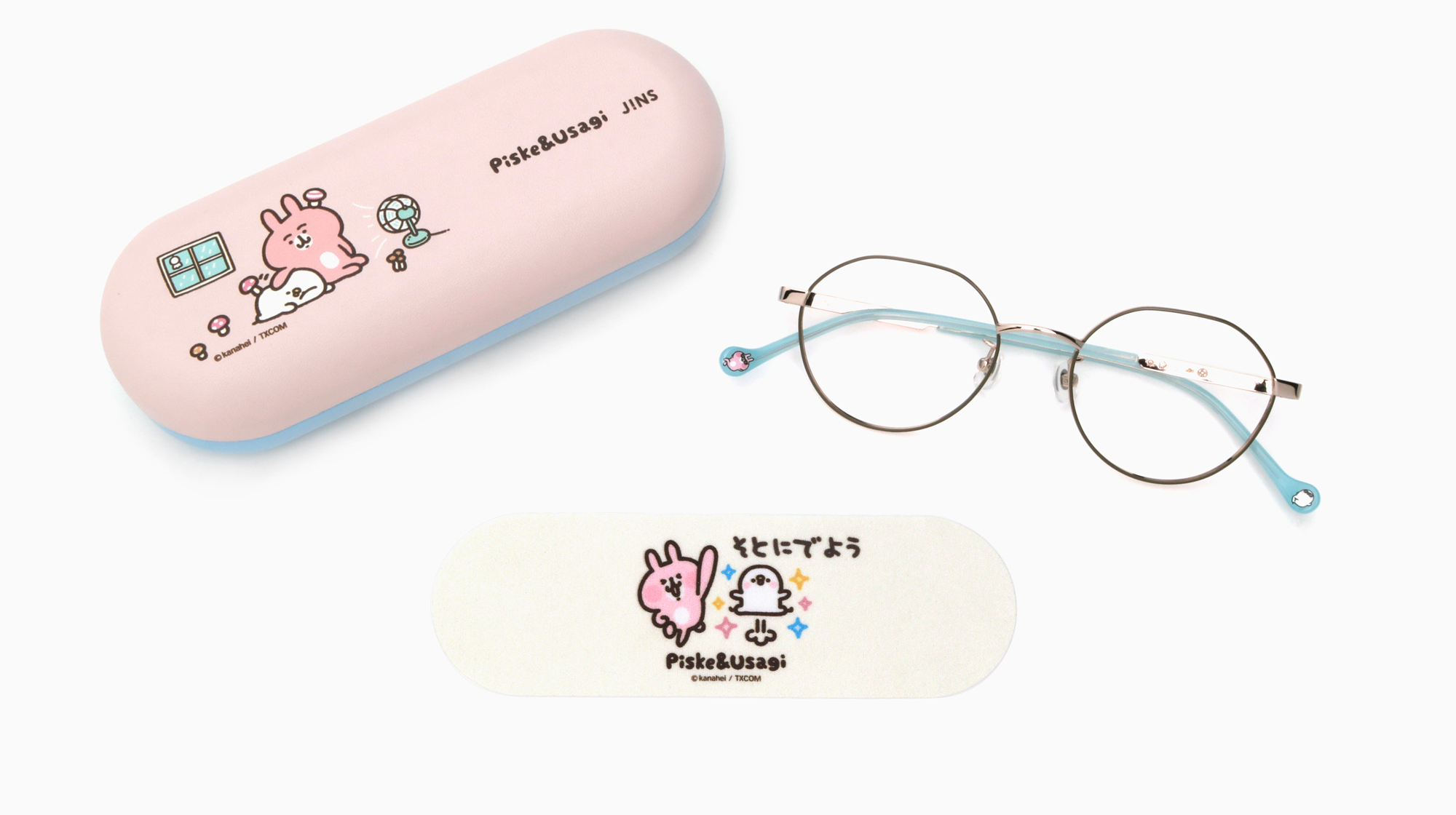 可愛連擊！JINS X 卡娜赫拉的小動物第2彈超萌登場 「被P助與粉紅兔兔療癒的日常」出遊、耍廢都開心！