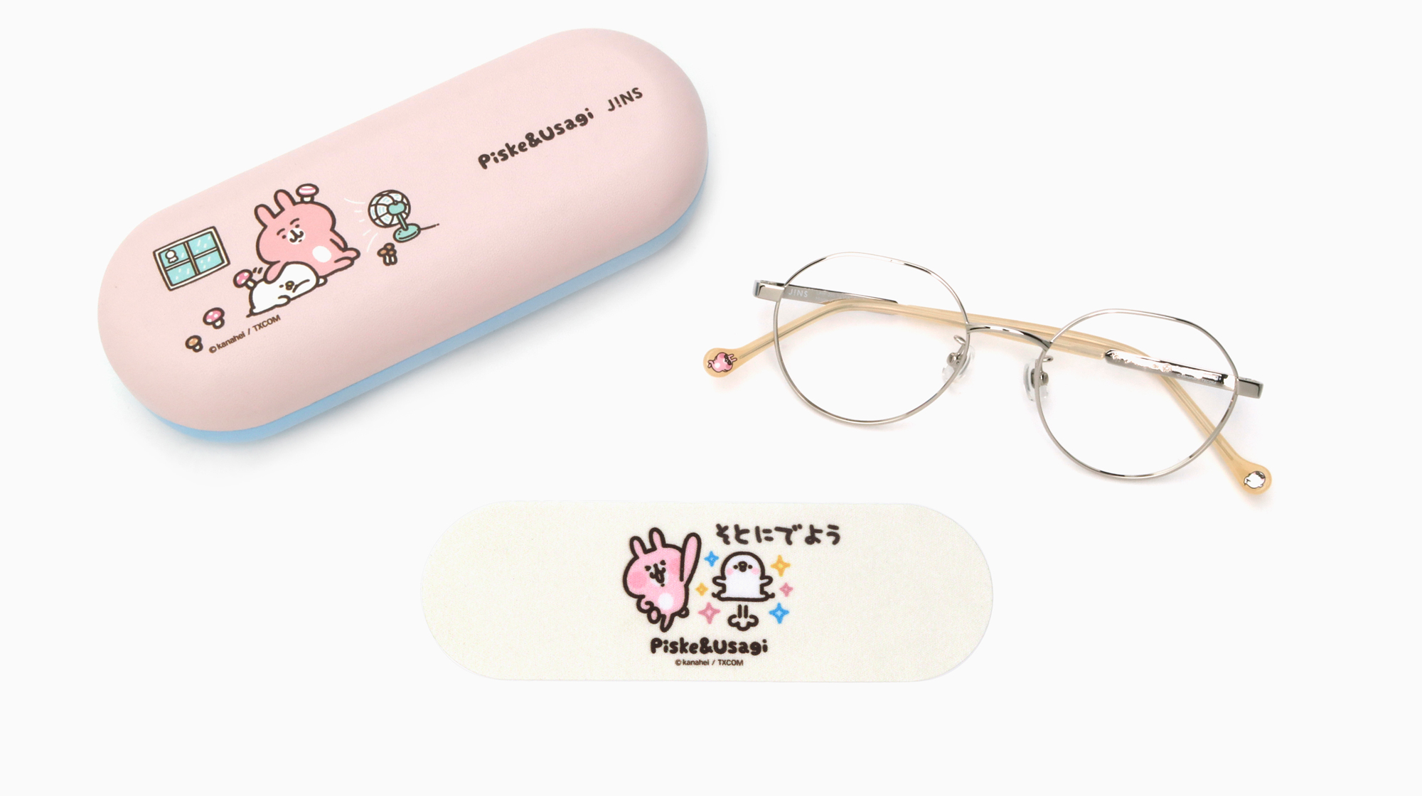 可愛連擊！JINS X 卡娜赫拉的小動物第2彈超萌登場 「被P助與粉紅兔兔療癒的日常」出遊、耍廢都開心！