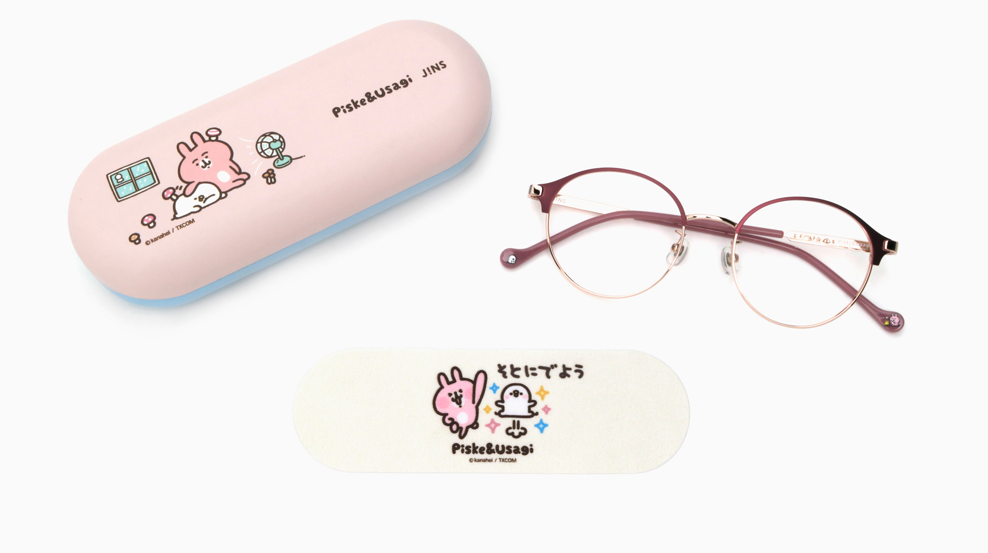 可愛連擊！JINS X 卡娜赫拉的小動物第2彈超萌登場 「被P助與粉紅兔兔療癒的日常」出遊、耍廢都開心！