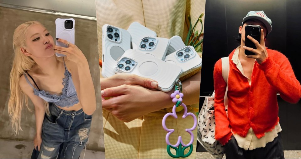 GD、ROSÉ、Karina 同款升級！CASETiFY 全新波紋鏡面手機殼夏日新配色超殺