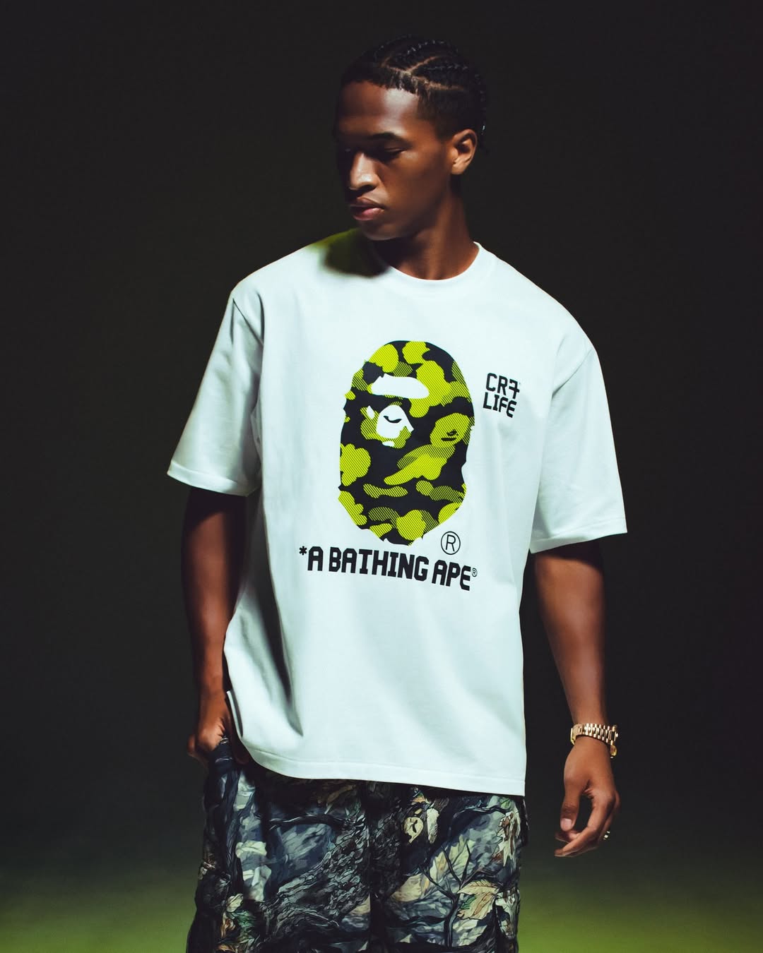 BAPE® 攜手 C 羅旗下 CR7® LIFE 品牌推出限定聯名系列，向足球傳奇致敬！