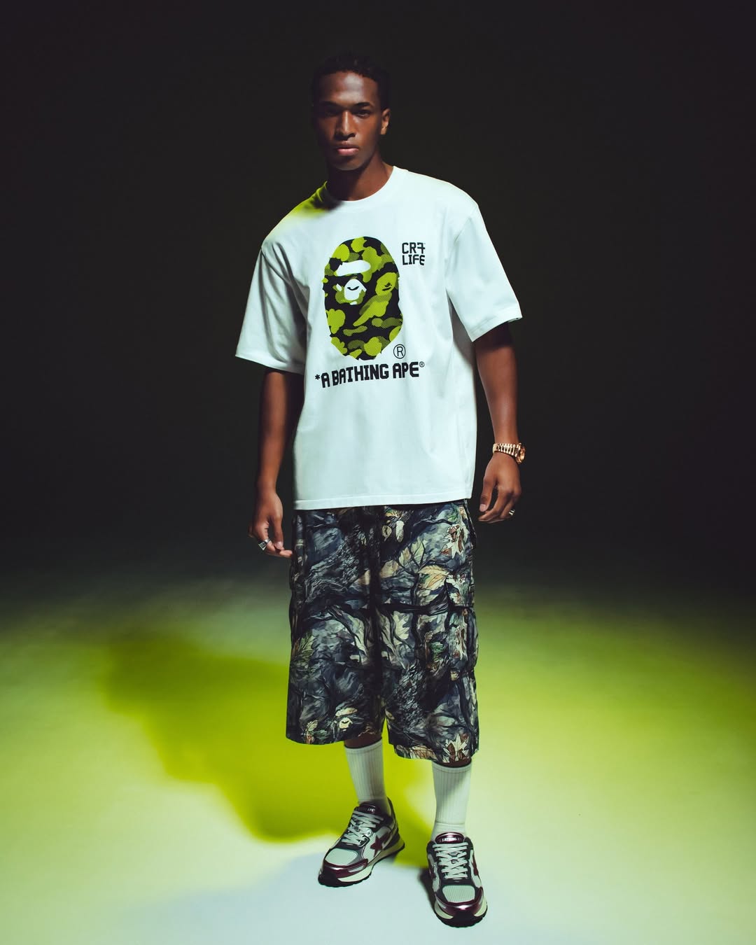 BAPE® 攜手 C 羅旗下 CR7® LIFE 品牌推出限定聯名系列，向足球傳奇致敬！