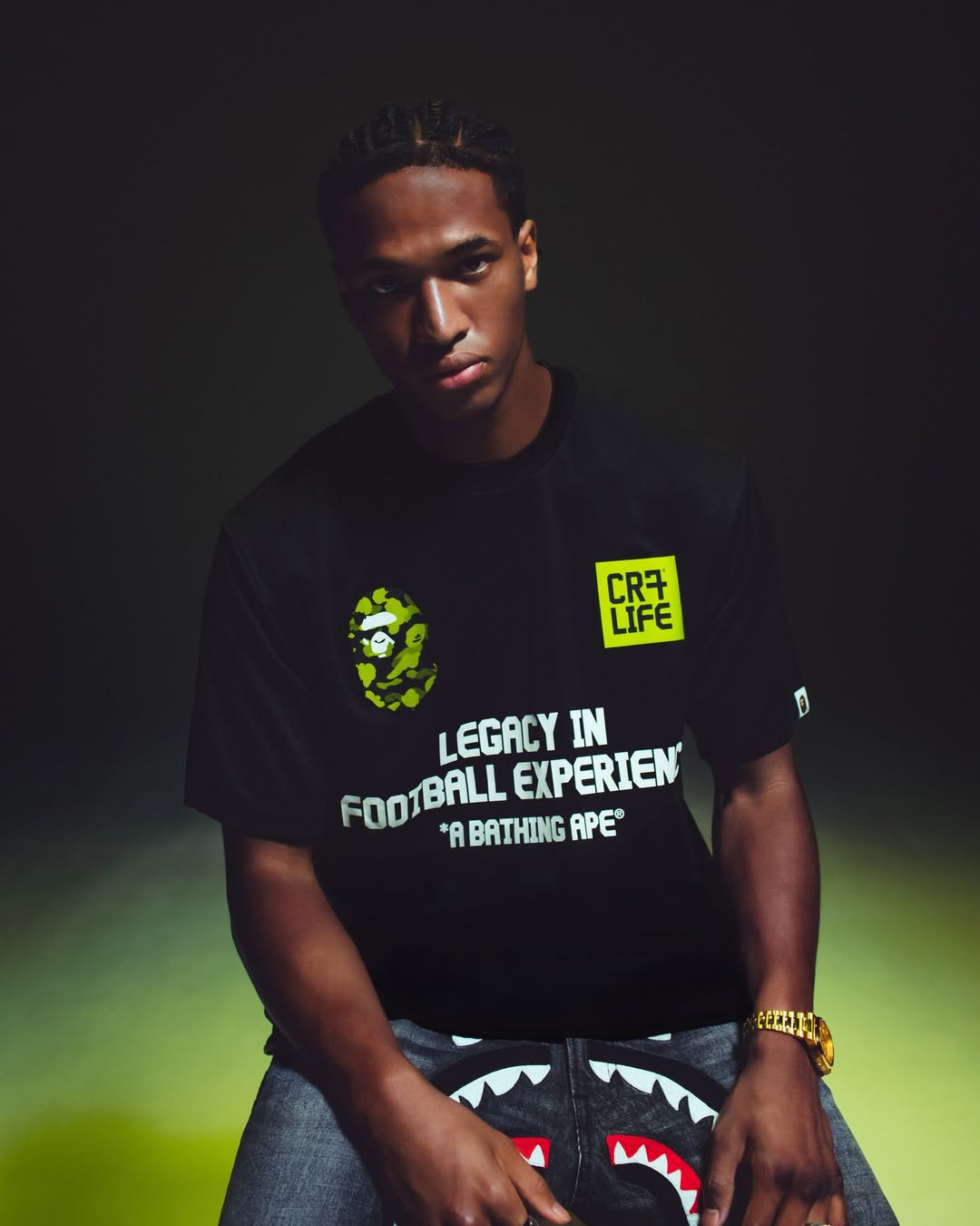 BAPE® 攜手 C 羅旗下 CR7® LIFE 品牌推出限定聯名系列，向足球傳奇致敬！