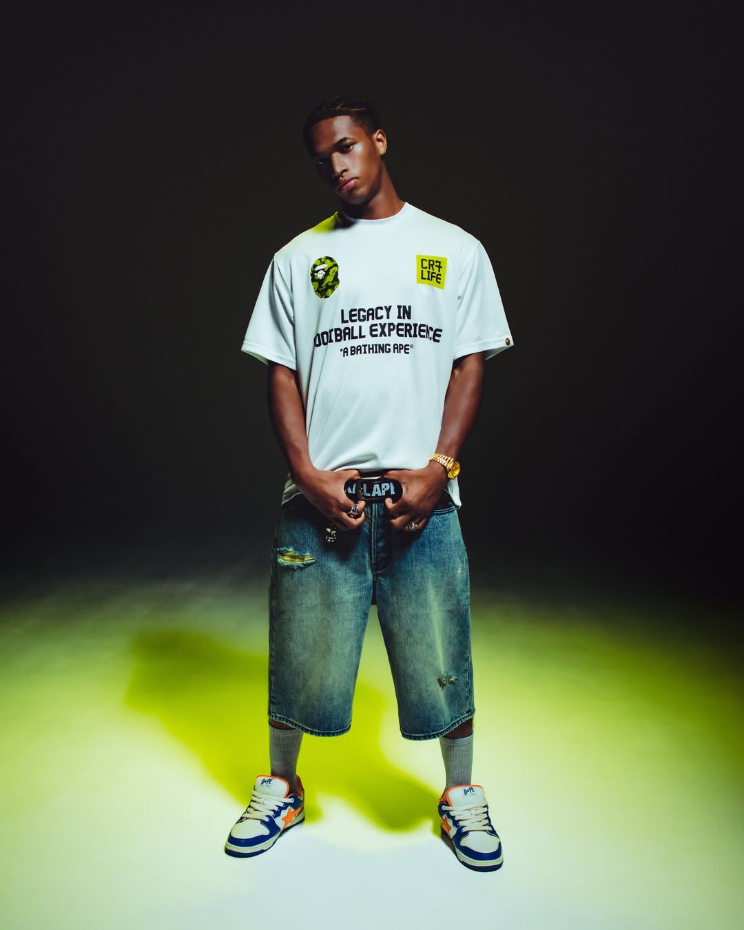 BAPE® 攜手 C 羅旗下 CR7® LIFE 品牌推出限定聯名系列，向足球傳奇致敬！