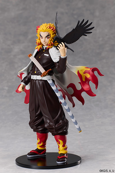 《鬼滅之刃》阿三哥、炎柱模型「再販售」！猗窩座附設「破壞殺・羅針」特別台座、大哥經典插畫笑顏一同回歸