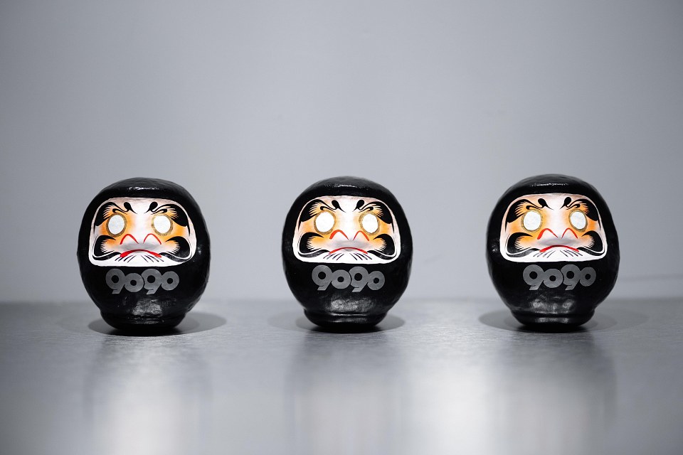 9090新店開幕限定達摩(黑)