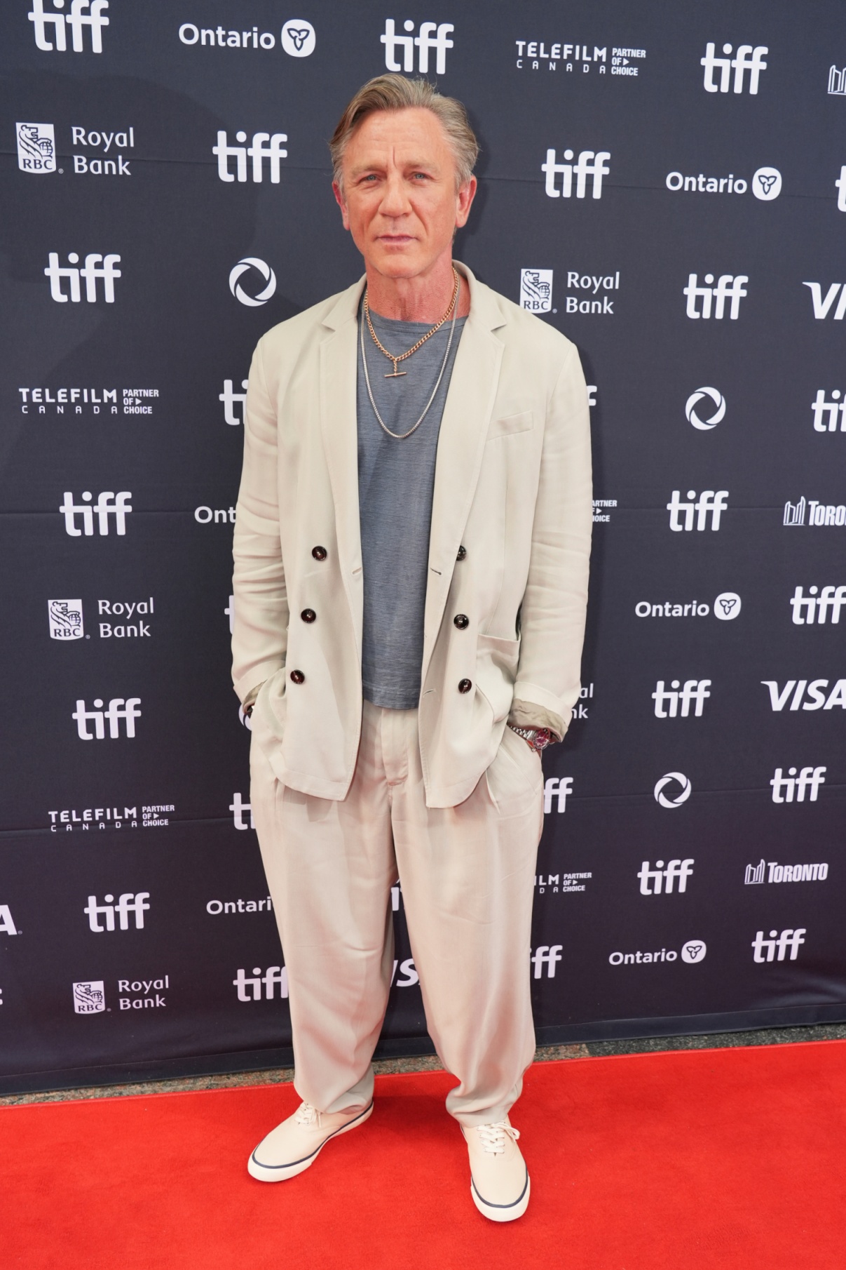 克里斯伊凡出席多倫多國際影展，精壯身材重返「美國隊長」時期的巔峰狀態