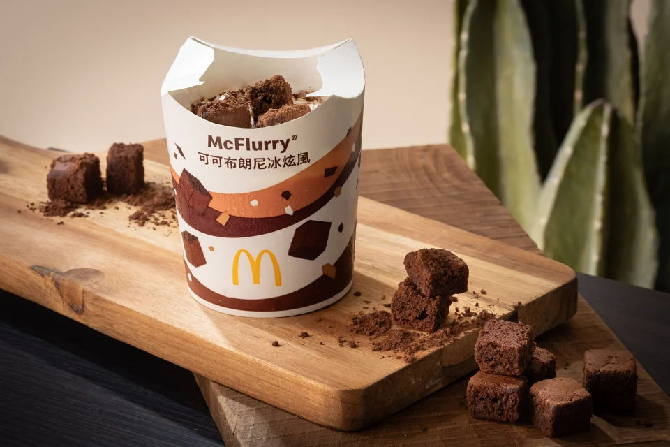 麥當勞可可布朗尼冰炫風