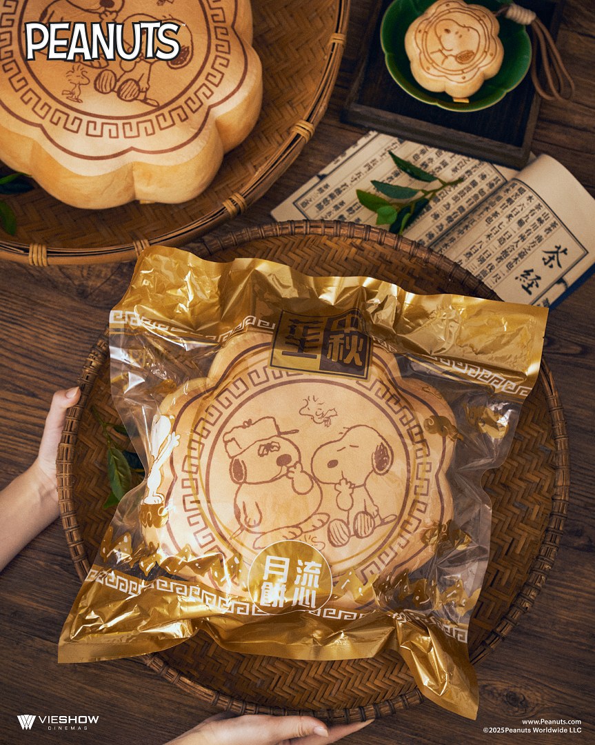 史努比化身今年最萌中秋月餅！威秀影城「史努餅」四大限定套餐療癒登場