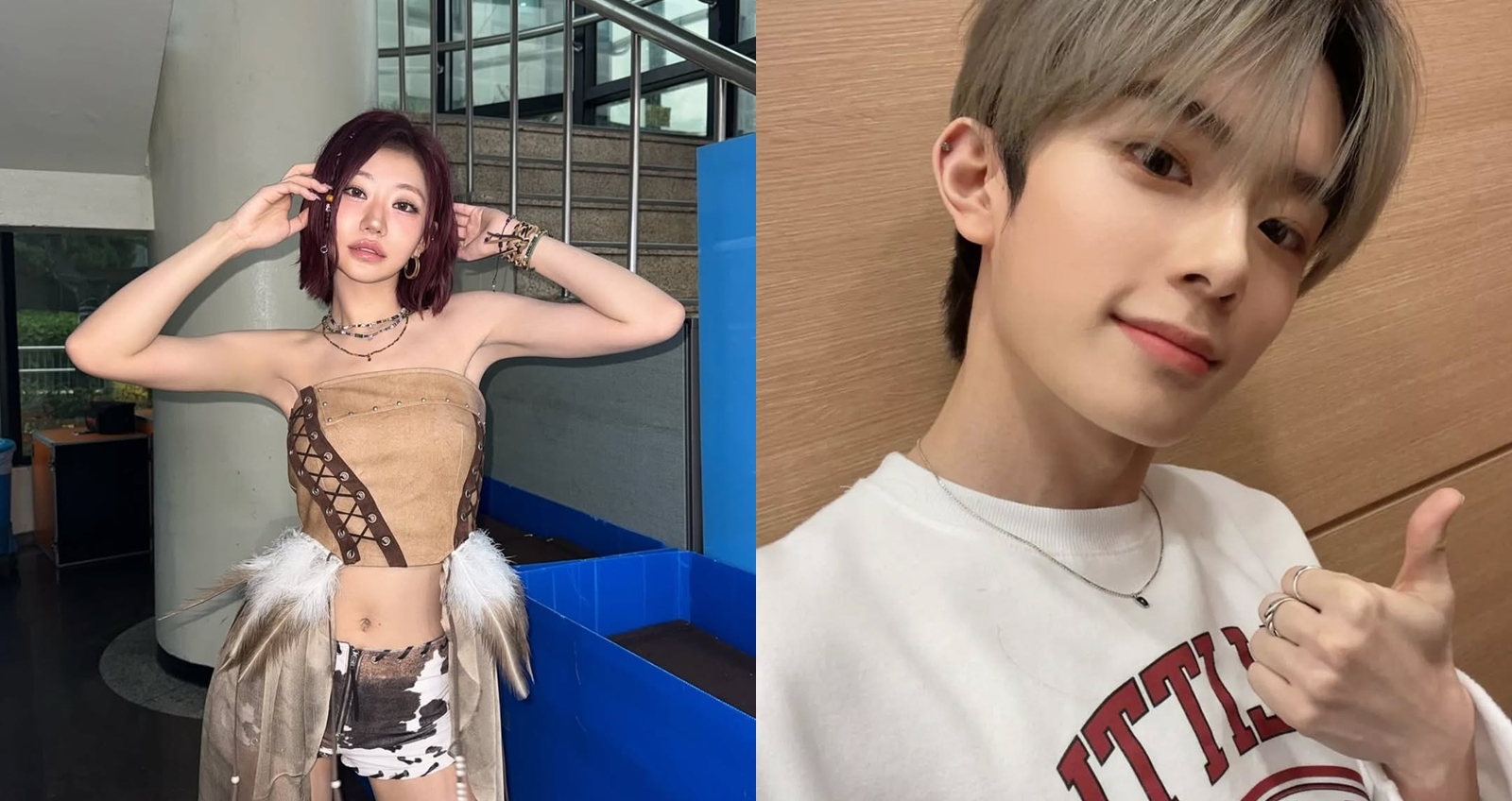 KISS OF LIFE成員Julie被爆出秘戀VERIVERY成員岡旻。（圖：ig）