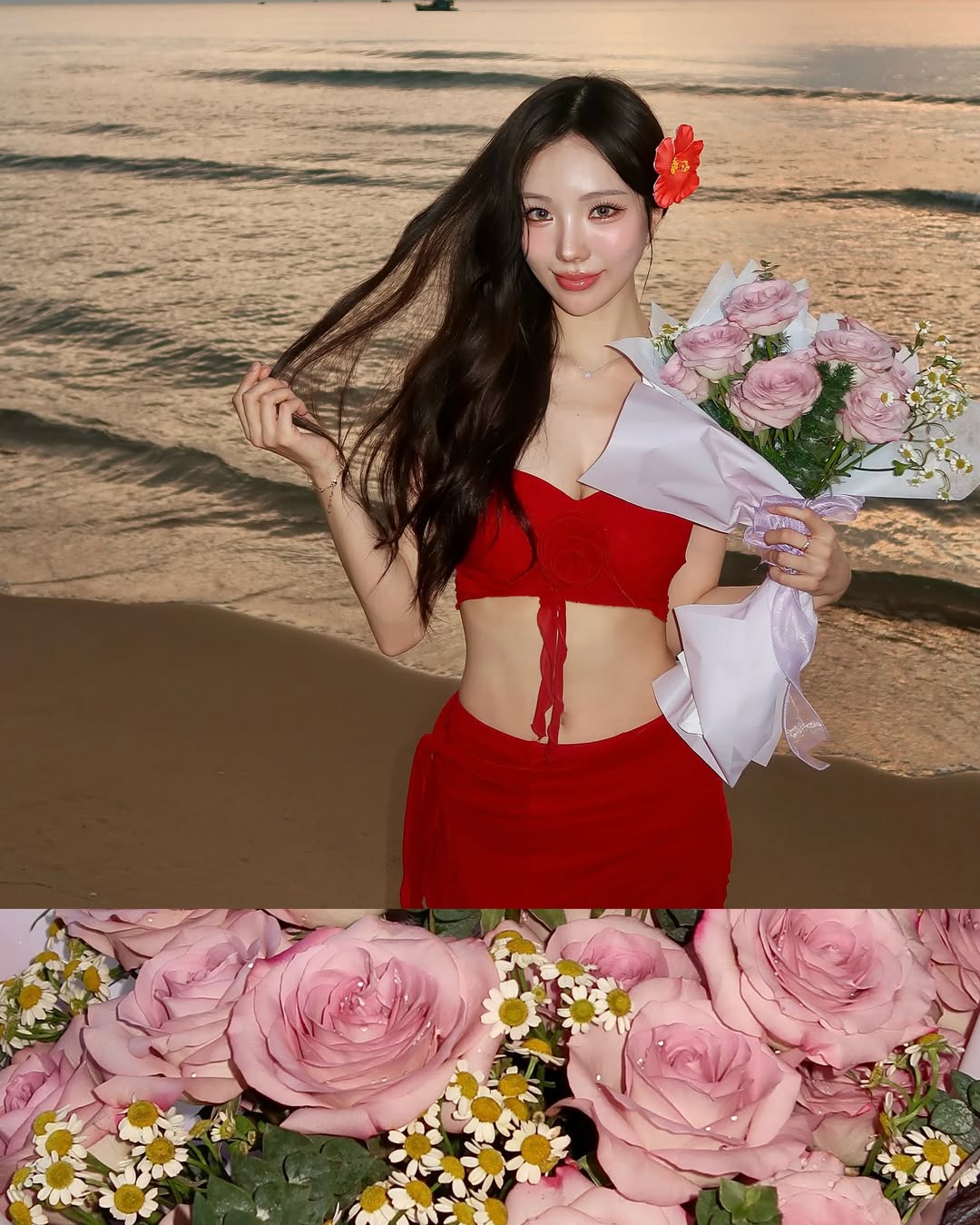 模特兒界 Karina！南韓網紅「李怡丹」明星臉爆紅，比基尼寫真超火辣！