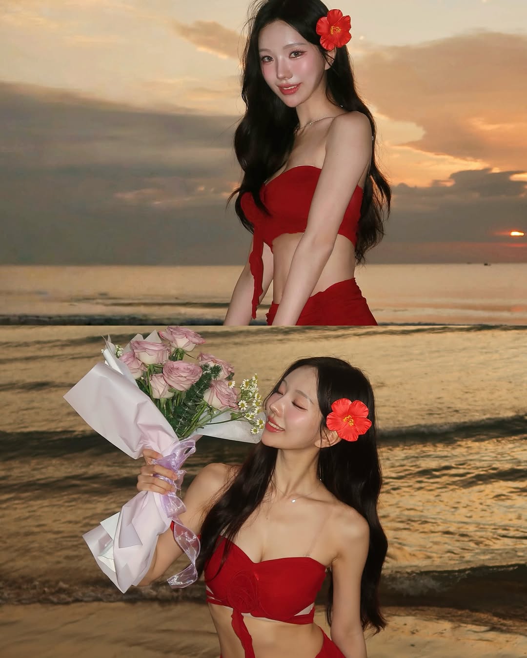 模特兒界 Karina！南韓網紅「李怡丹」明星臉爆紅，比基尼寫真超火辣！