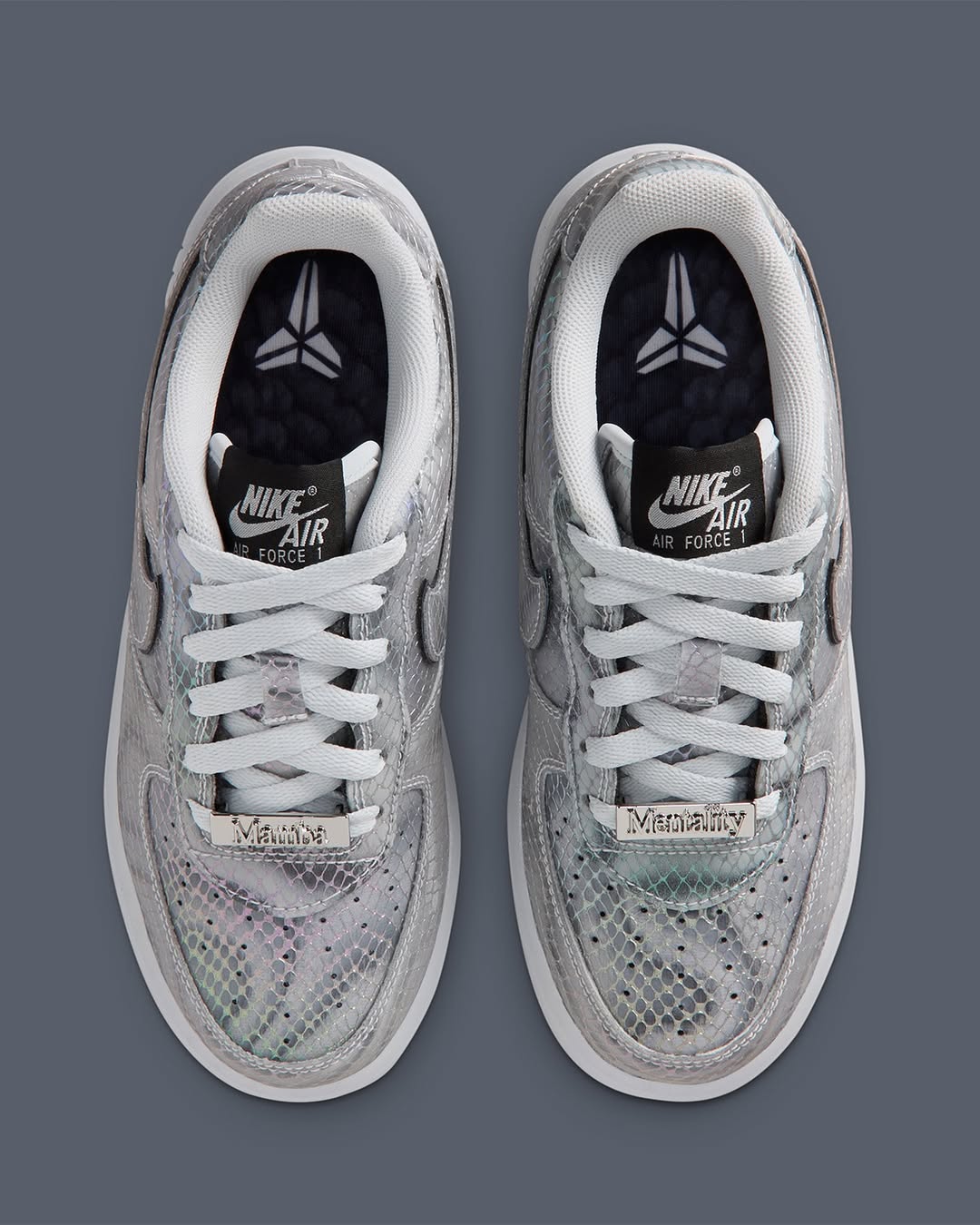 雷射電鍍銀注入蛇紋元素！Kobe x Nike Air Force 1 Low “Mamba Mentality” 明年登場