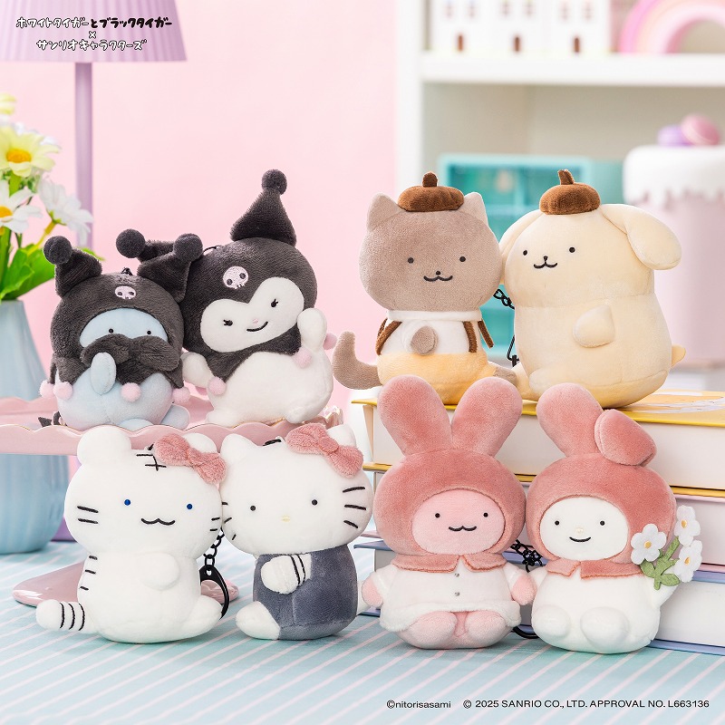 酷洛米、Hello Kitty 全變豆豆眼太Ｑ啦！三麗鷗攜手新世代療癒系IP　萌系宇宙擴張！