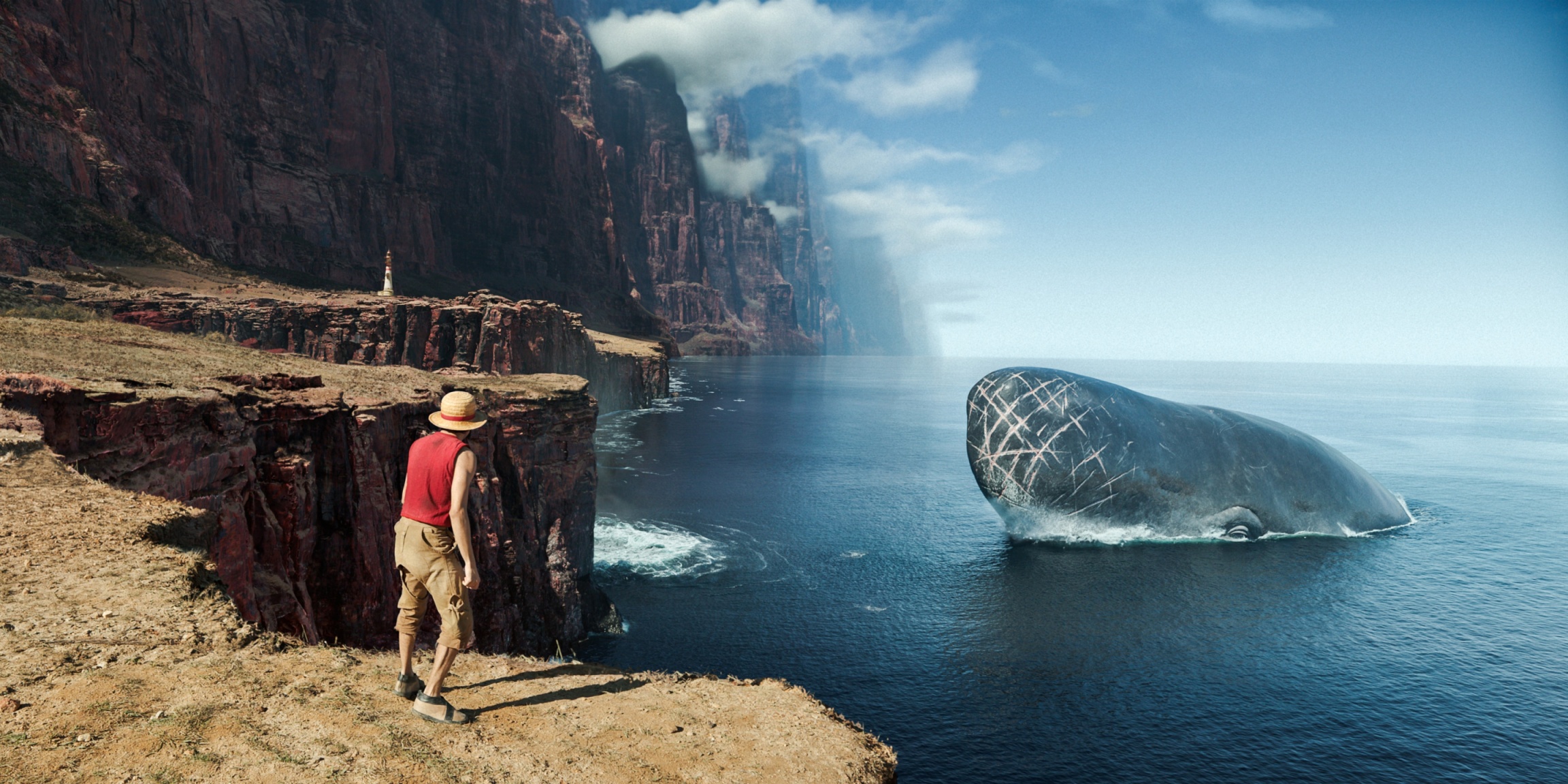 《航海王》第 2 季全新劇照曝光，真人化巨大鯨魚拉布亮相