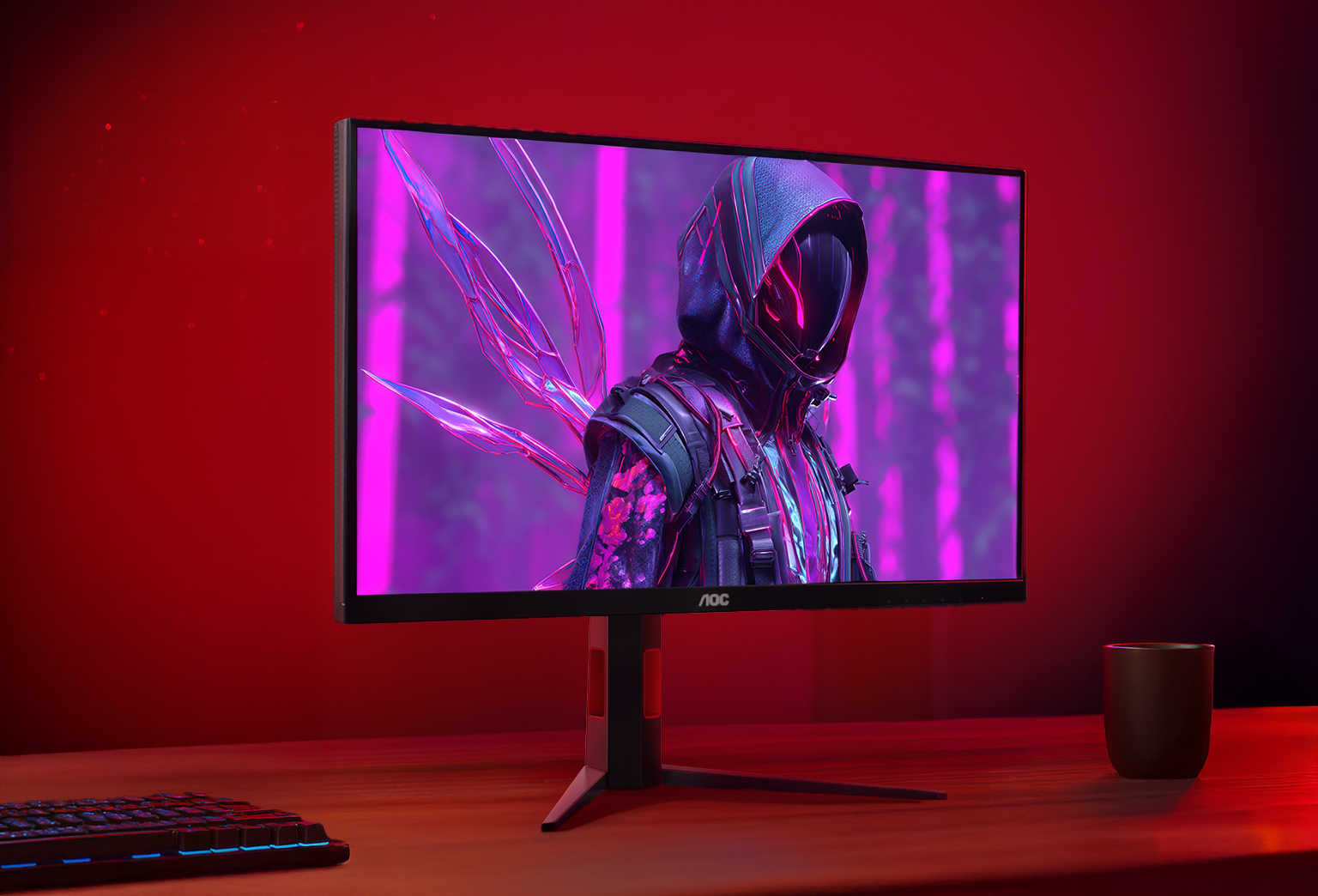 AOC Gaming MiniLED 雙模電競顯示器 U27G4XM PChome 獨家開賣，一鍵兼顧 4K 高畫質與高更新率競技體驗