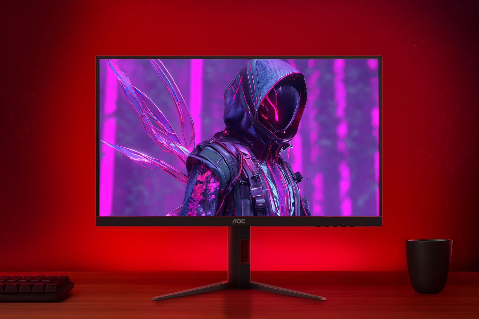 AOC Gaming MiniLED 雙模電競顯示器 U27G4XM PChome 獨家開賣，一鍵兼顧 4K 高畫質與高更新率競技體驗