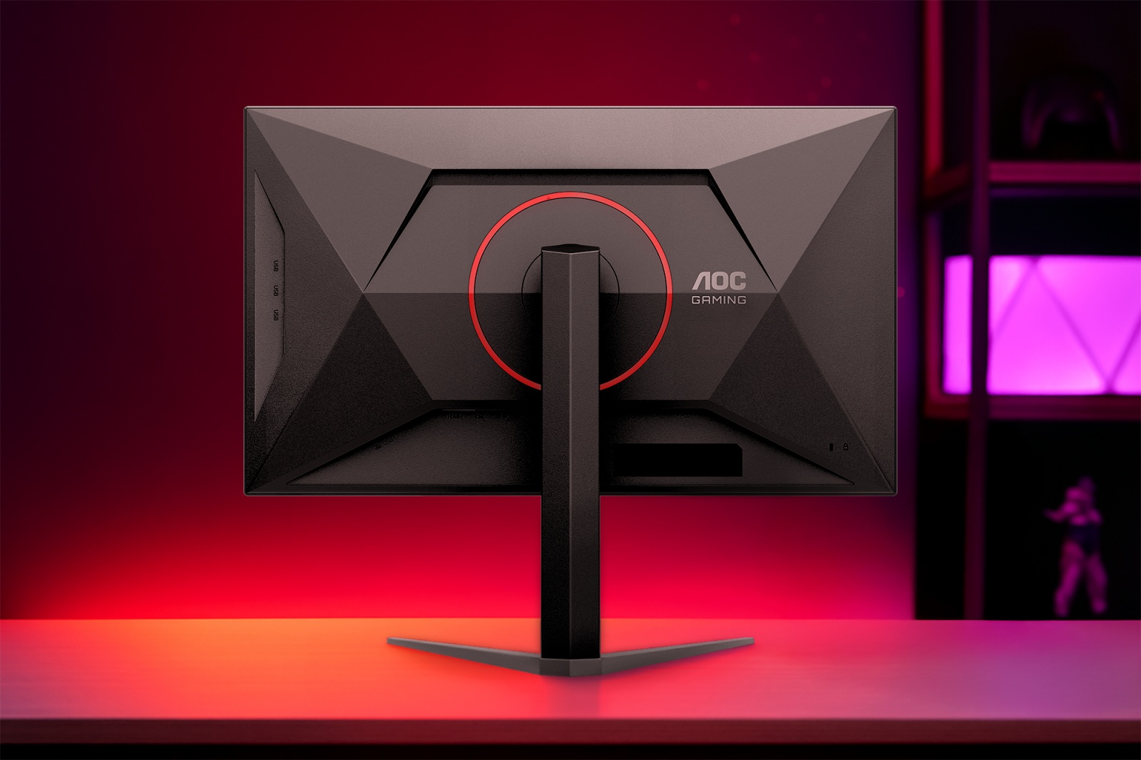 AOC Gaming MiniLED 雙模電競顯示器 U27G4XM PChome 獨家開賣，一鍵兼顧 4K 高畫質與高更新率競技體驗