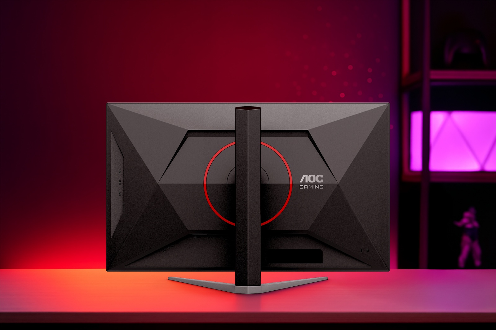 AOC Gaming MiniLED 雙模電競顯示器 U27G4XM PChome 獨家開賣，一鍵兼顧 4K 高畫質與高更新率競技體驗