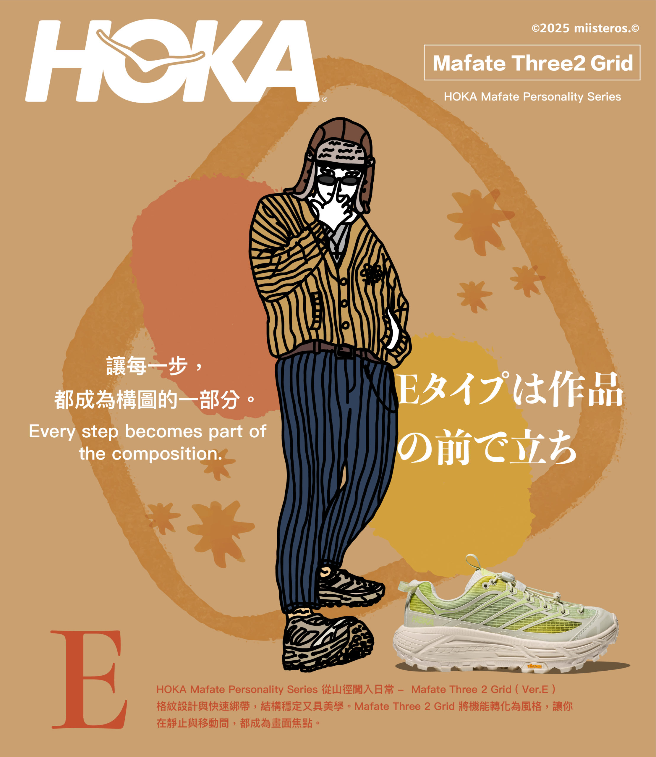 從山徑闖入時裝週！HOKA Mafate 是 E/I 人共享的全能拍檔！