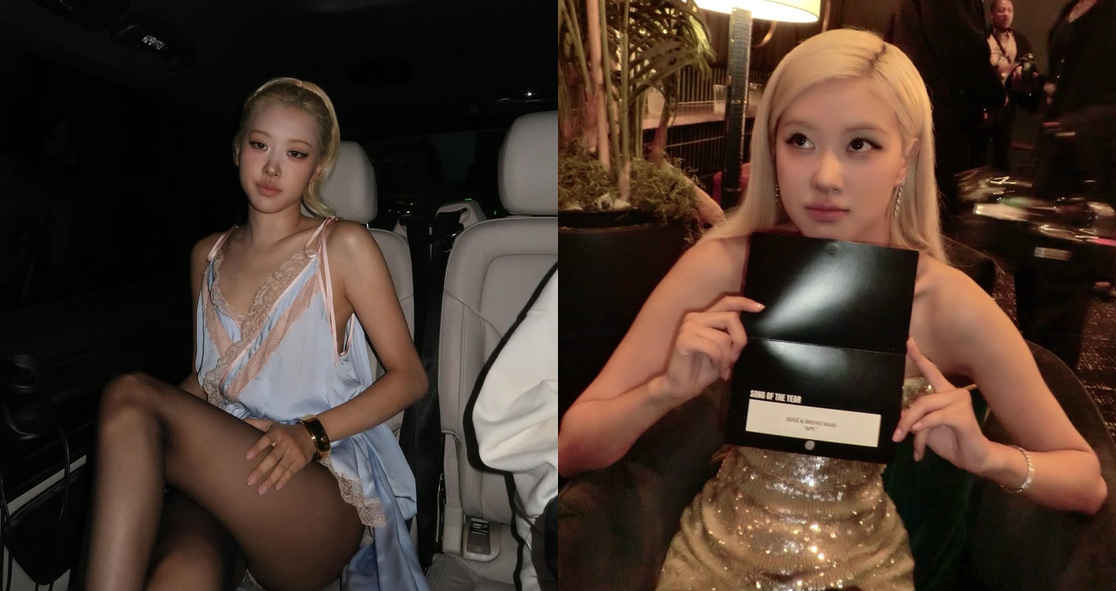 Rosé時裝週合照疑似有歧視的狀況發生。（圖：IG）