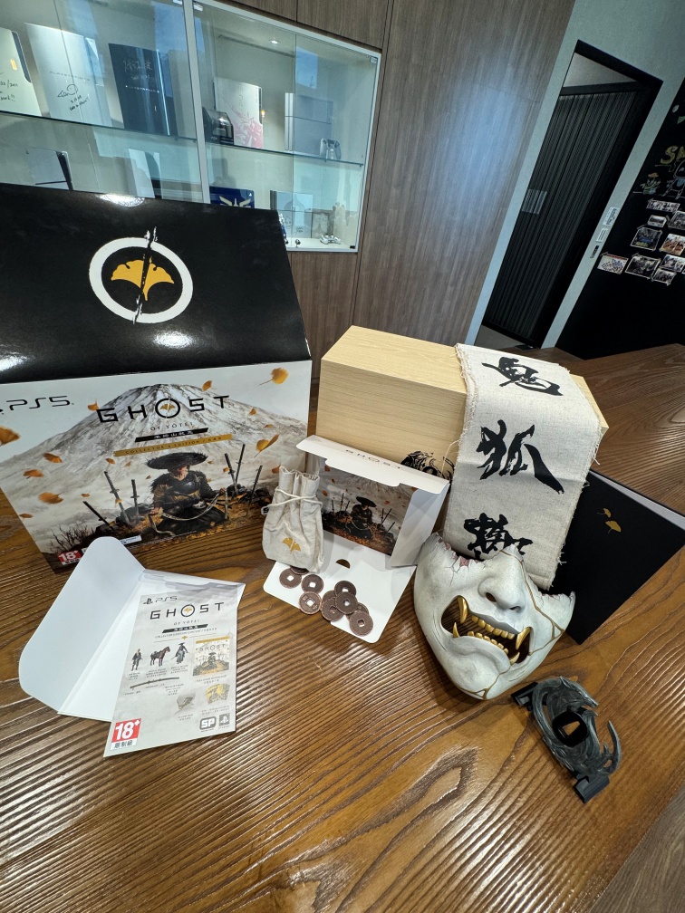 《羊蹄山戰鬼》收藏版開箱，戰鬼面具、武士刀鐔等實體周邊讓你彷彿置身於蝦夷地