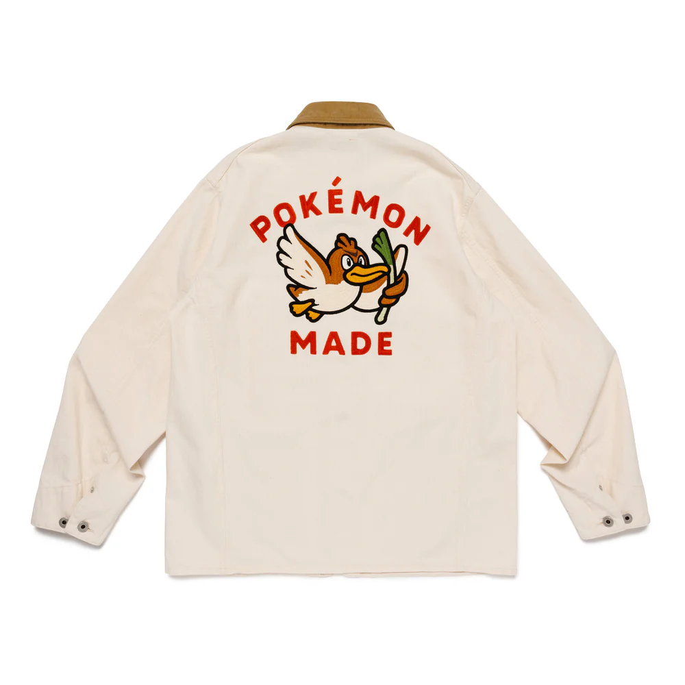 大蔥鴨外套可放「大蔥」超可愛！Human Made x 寶可夢聯名系列全曝光