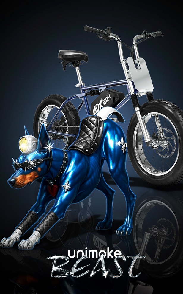 Urban Drivestyle 清漆獸新色登場！城市金屬猛獸電輔車：Unimoke BEAST 準備上街